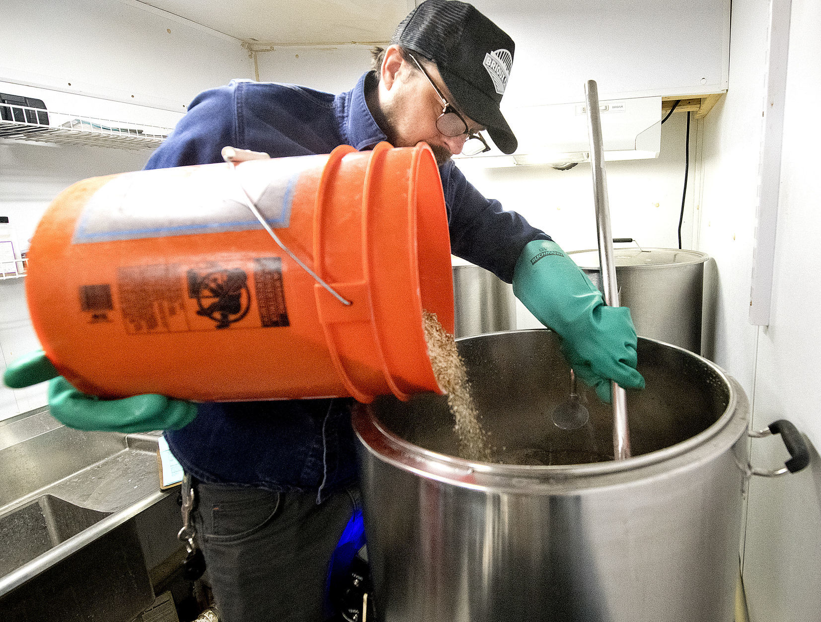 Brioux City Brewery brew day